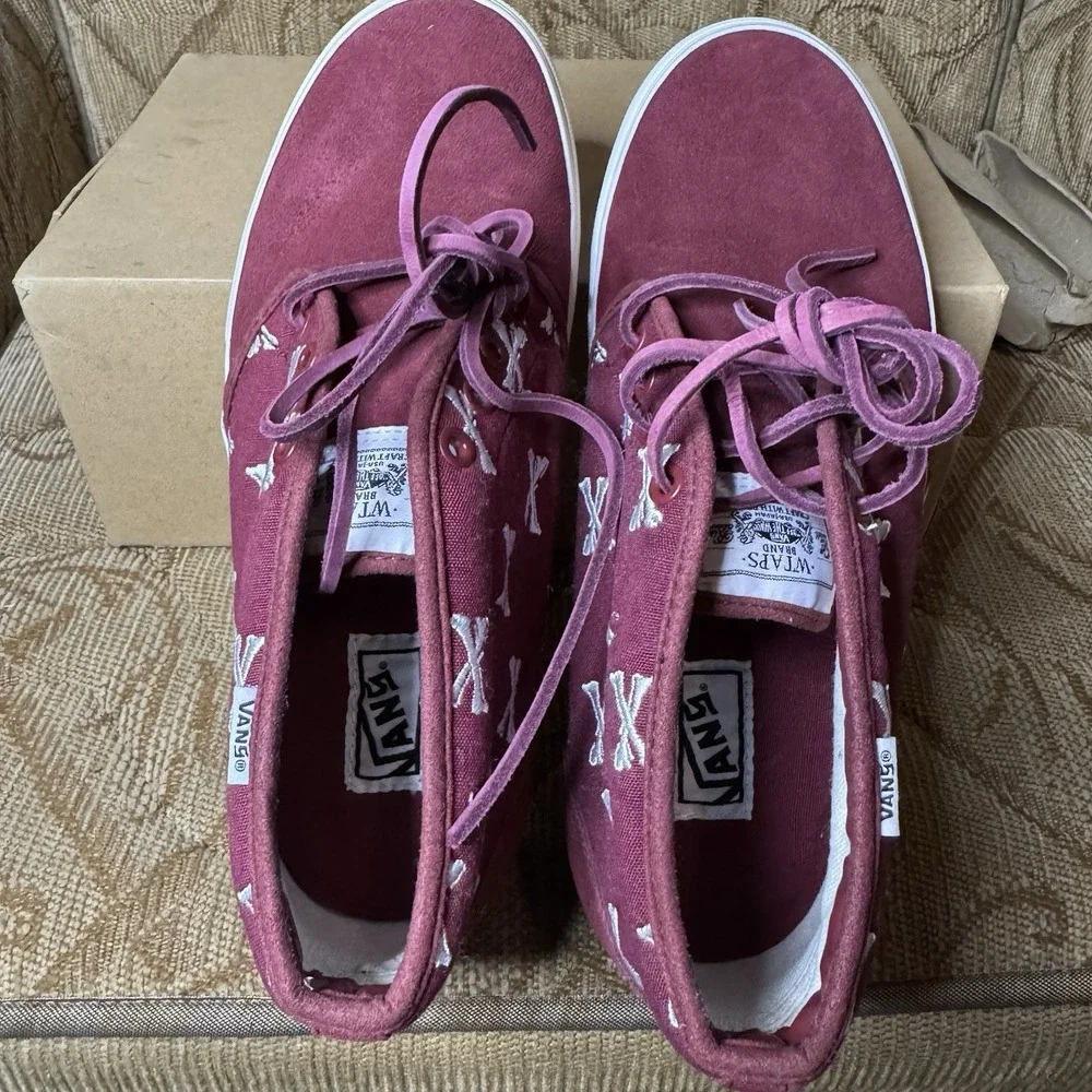 RARE VANS Chukka 59 S WTAPS Bones Cordovan Burgundy Size 9.5 Boot Syndicate VNDS